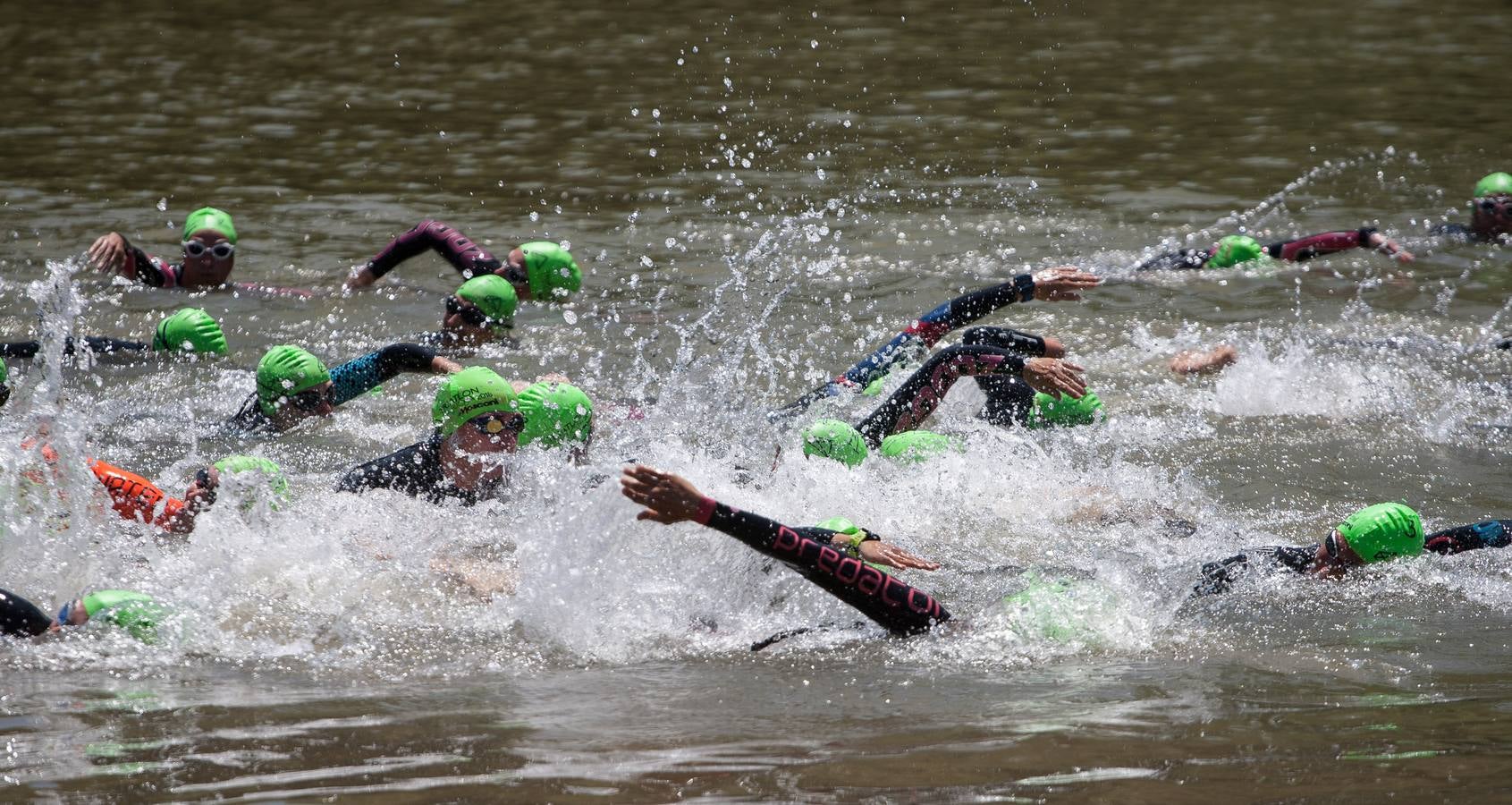 Prueba de natación.