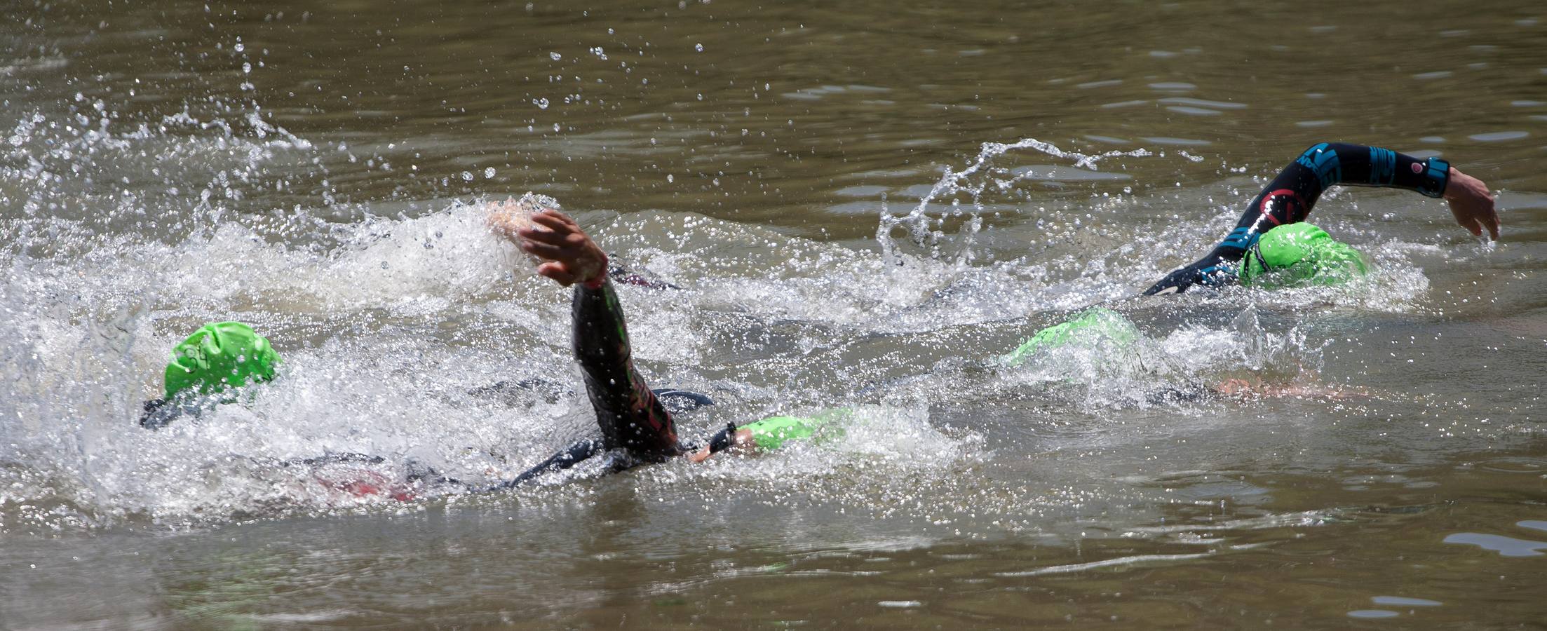 Prueba de natación.