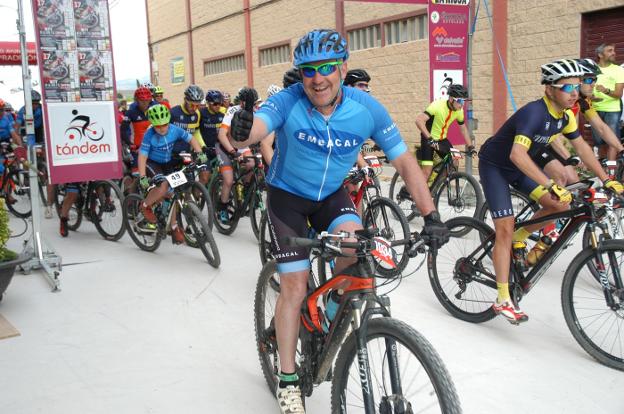   Buen ambiente. Los ciclistas salieron animados.