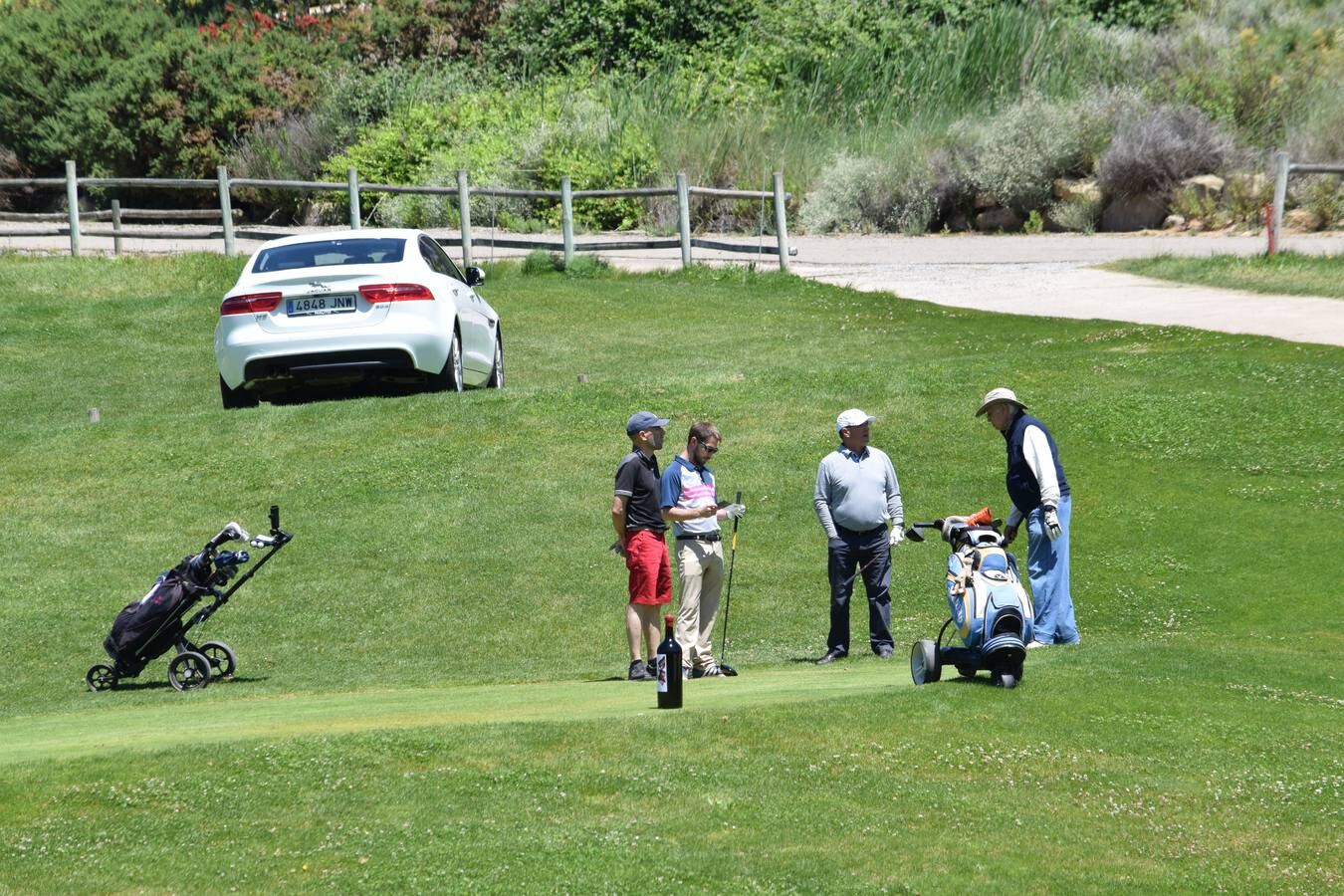 Los jugadores disfrutaron de una gran jornada de golf.