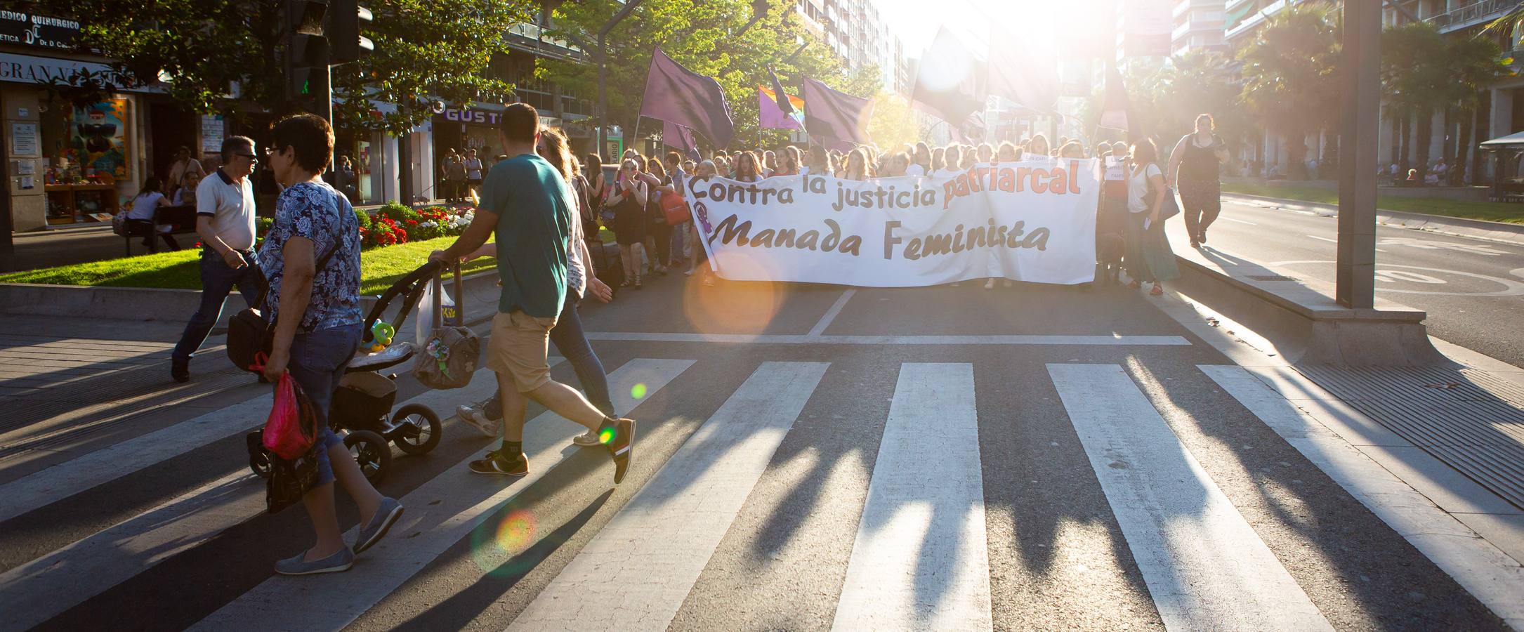 Fotos: Logroño se manifiesta contra la libertad de La Manada