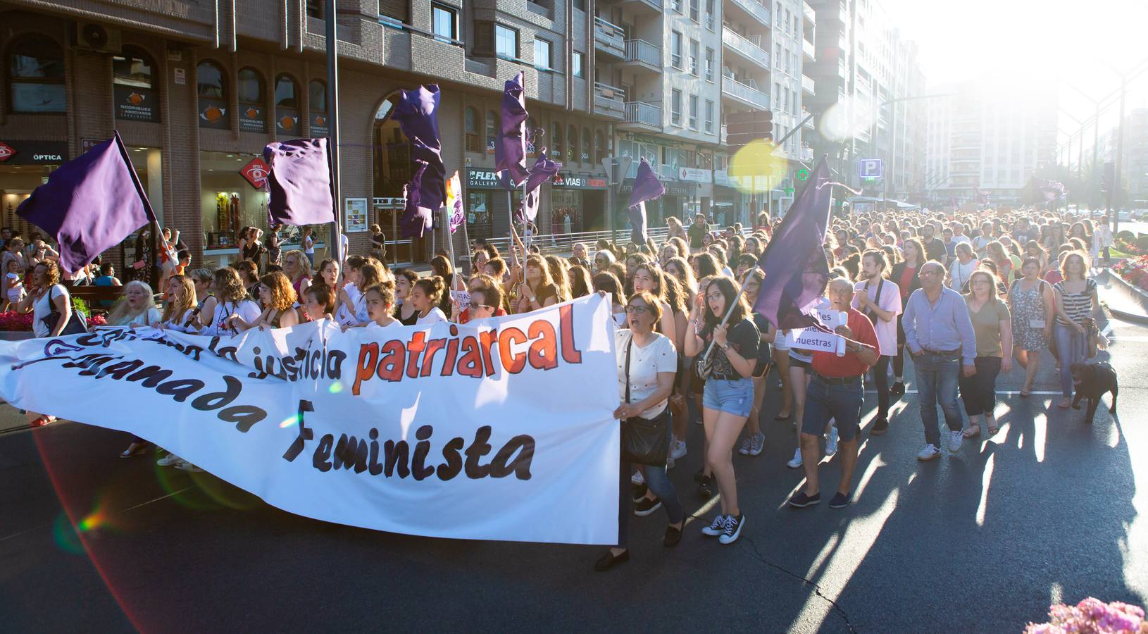 Fotos: Logroño se manifiesta contra la libertad de La Manada