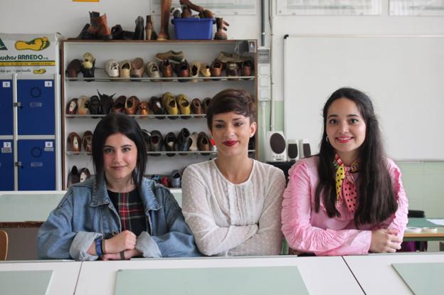 Marta Reyes, Laura Pascual y Amanda Soria defenderán el domingo el proyecto en Milán. :: e.p.