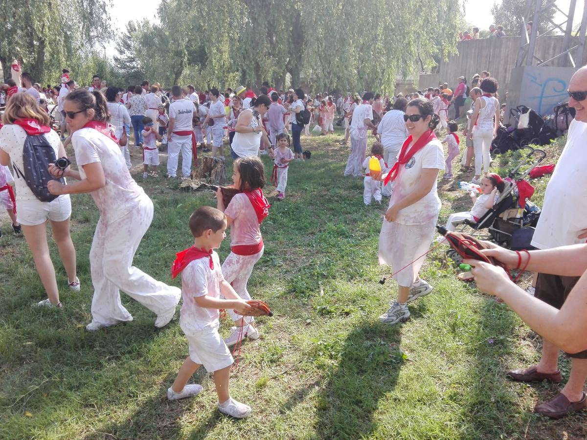 Fotos: La versión infantil de la batalla del vino en Haro