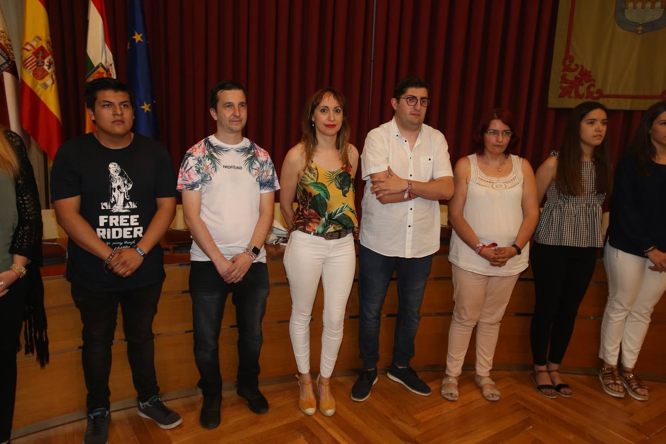 Los jóvenes, de 19 y 29 años, representarán a los logroñeses en las próximas Fiestas de San Mateo