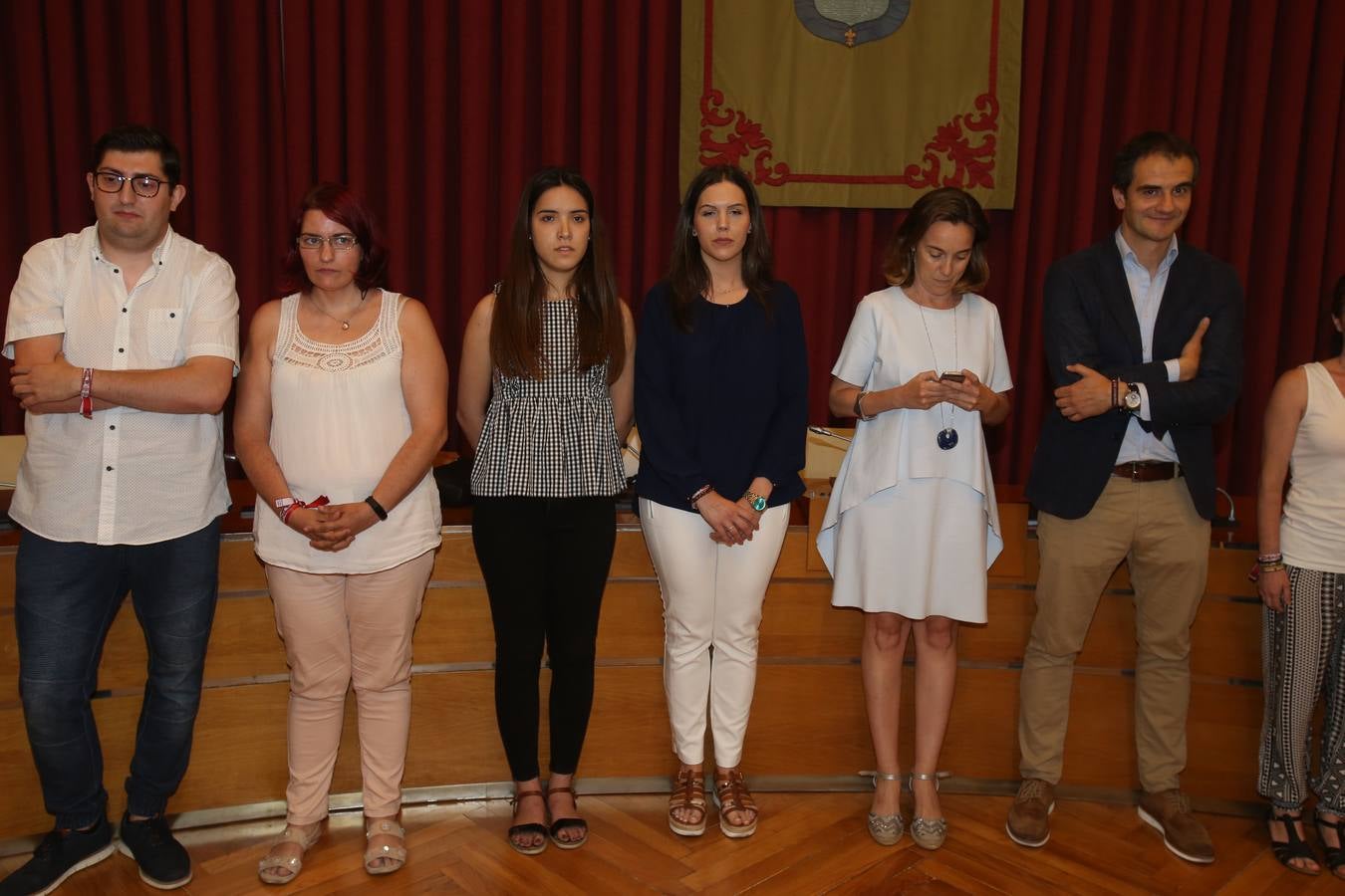 Los jóvenes, de 19 y 29 años, representarán a los logroñeses en las próximas Fiestas de San Mateo