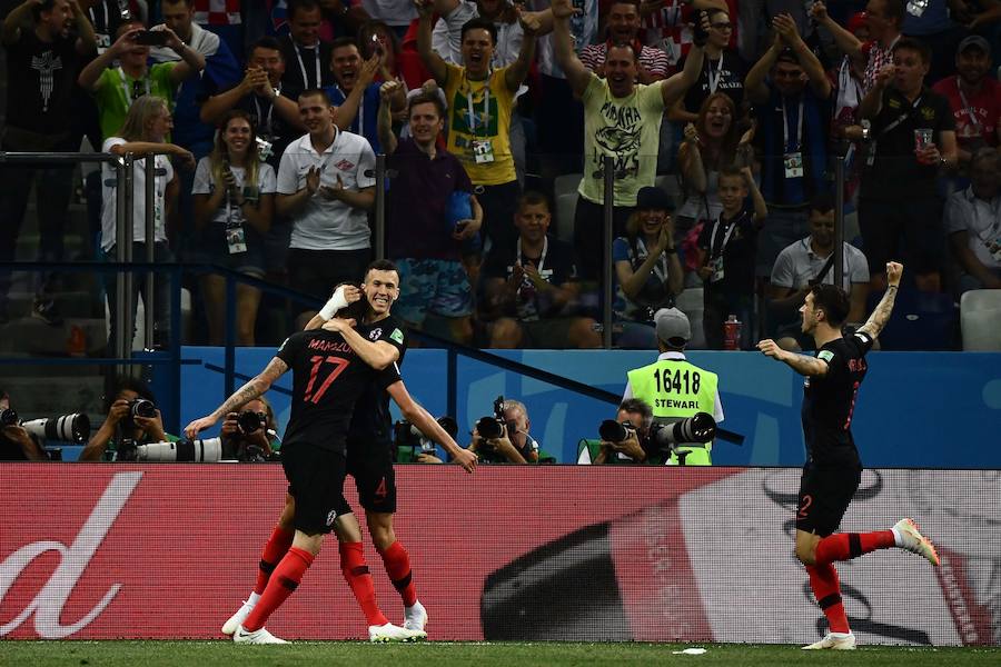 Fotos: Croacia-Dinamarca, en imágenes