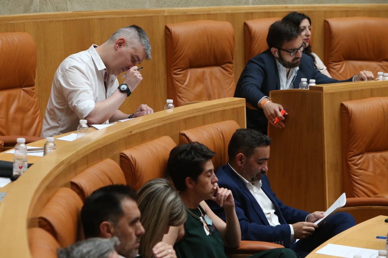 Fotos: Ciudadanos anuncia en el Parlamento riojano que no apoyará los Presupuestos del 2019