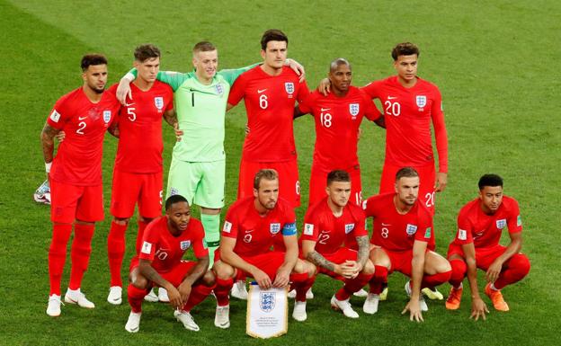 La selección de Inglaterra. 