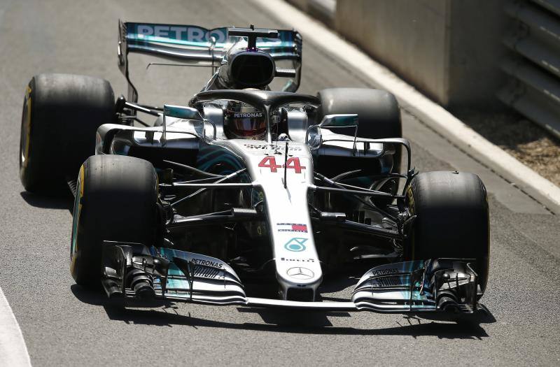 Hamilton parte de la pole en el Gran Premio de Inglaterra.