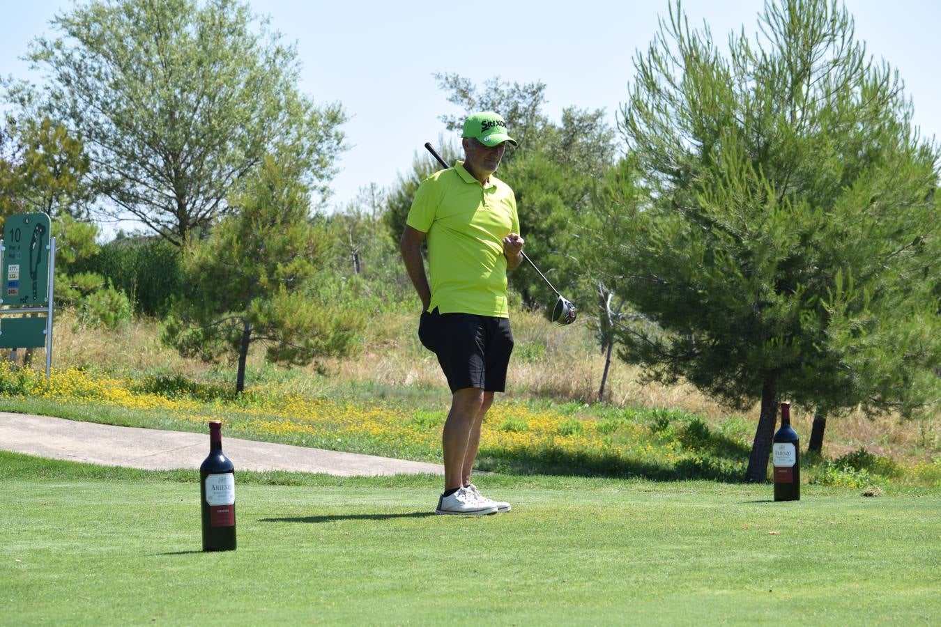 Los jutadores disfrutaron de una gran jornada de golf.