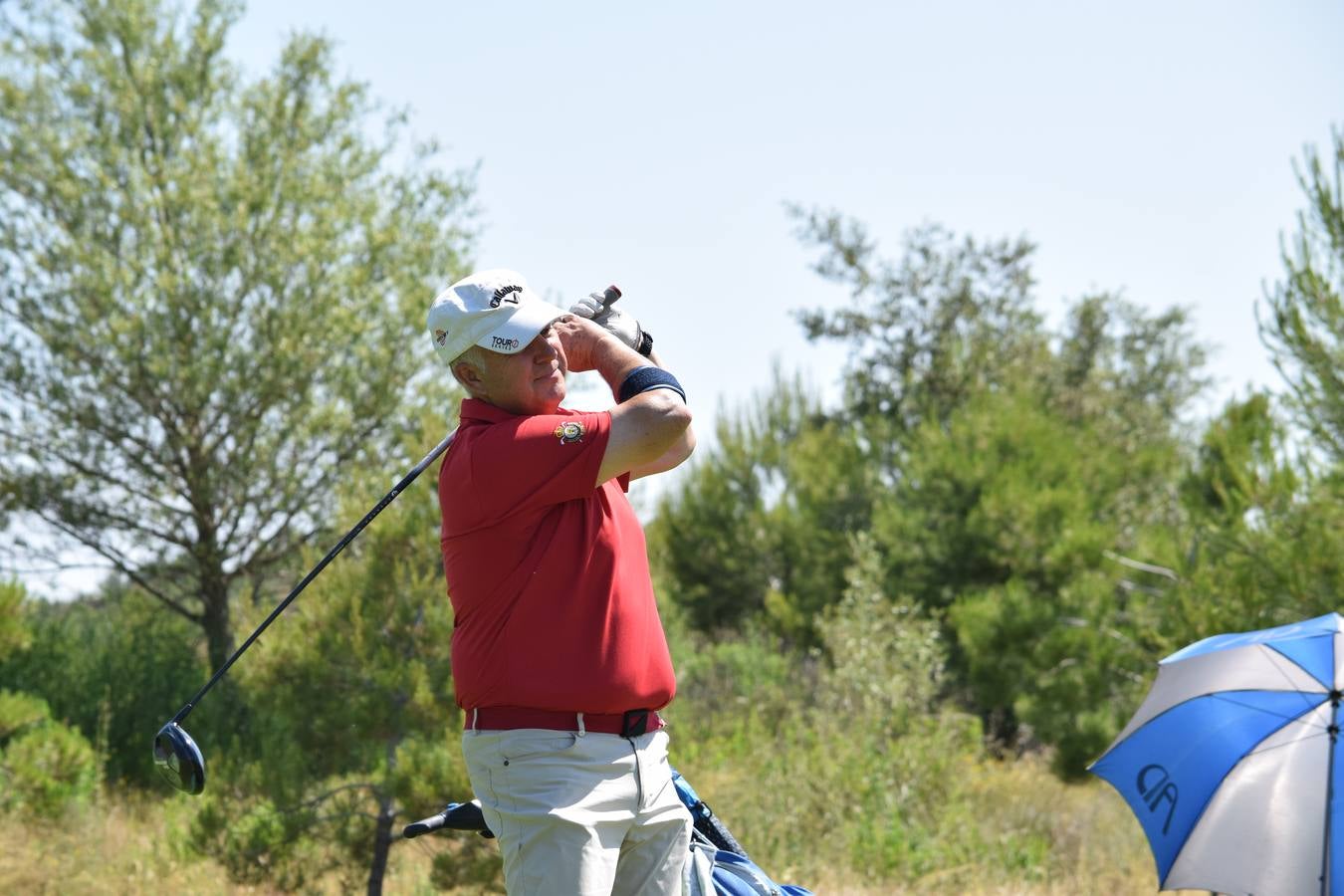 Los jutadores disfrutaron de una gran jornada de golf.