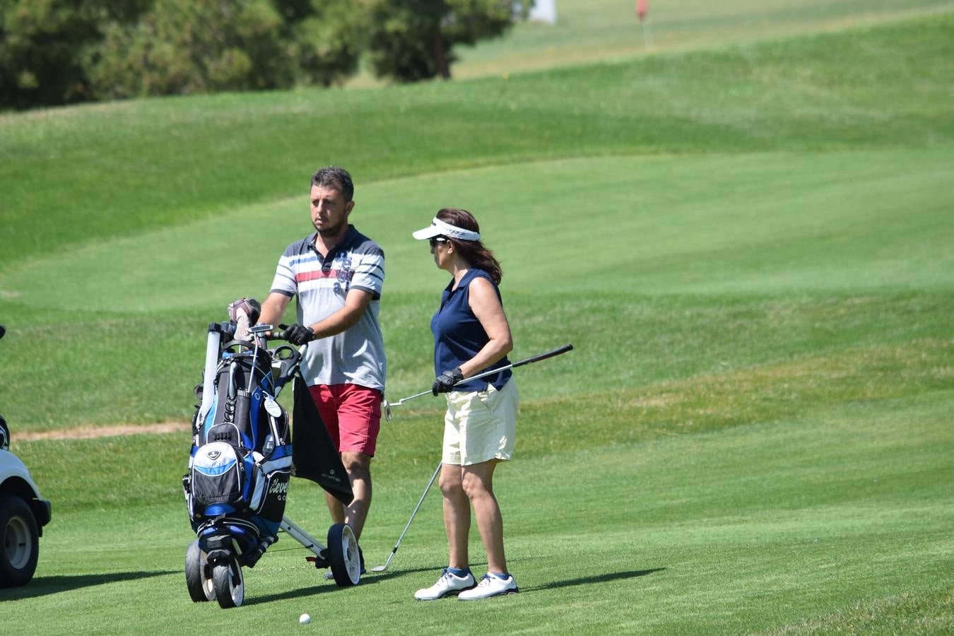 Los jutadores disfrutaron de una gran jornada de golf.