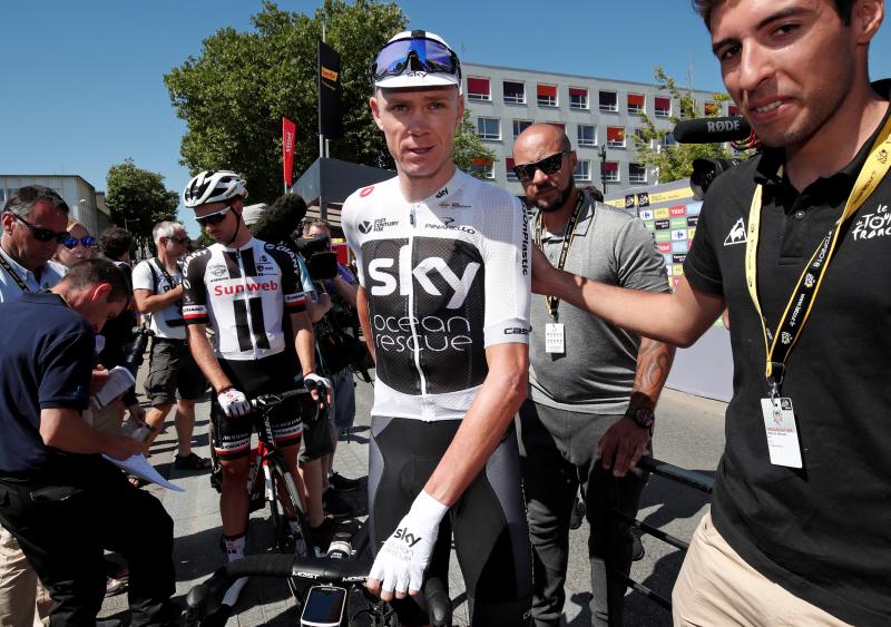 Froome, durante el Tour de Francia.