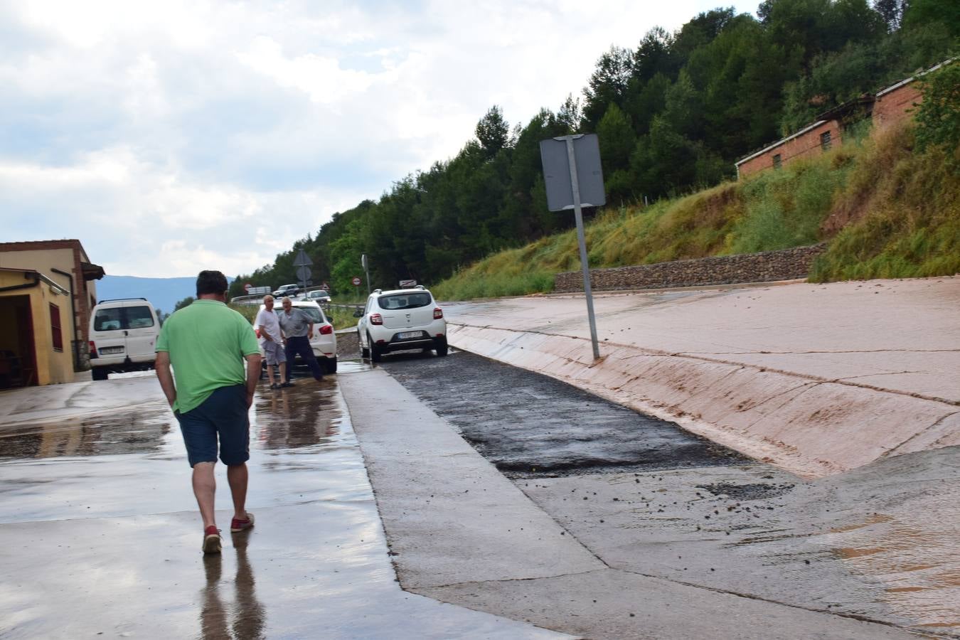La tormenta de granizo de Murillo causó graves daños.