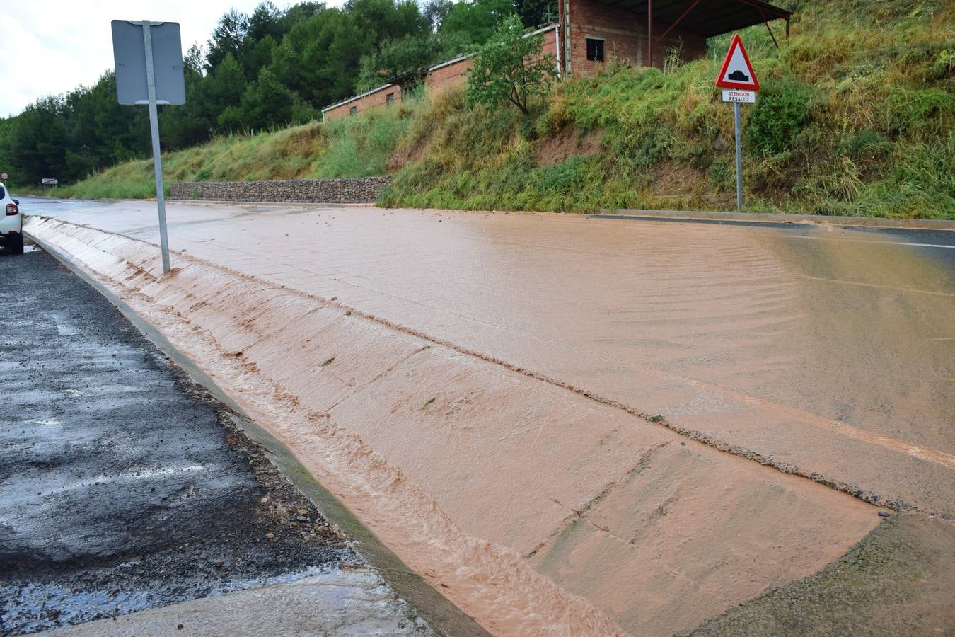 La tormenta de granizo de Murillo causó graves daños.