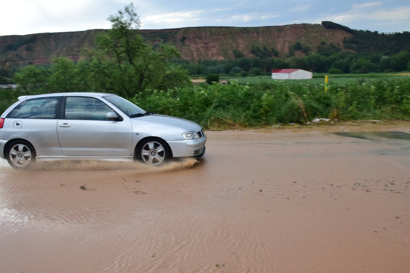 La tormenta de granizo de Murillo causó graves daños.