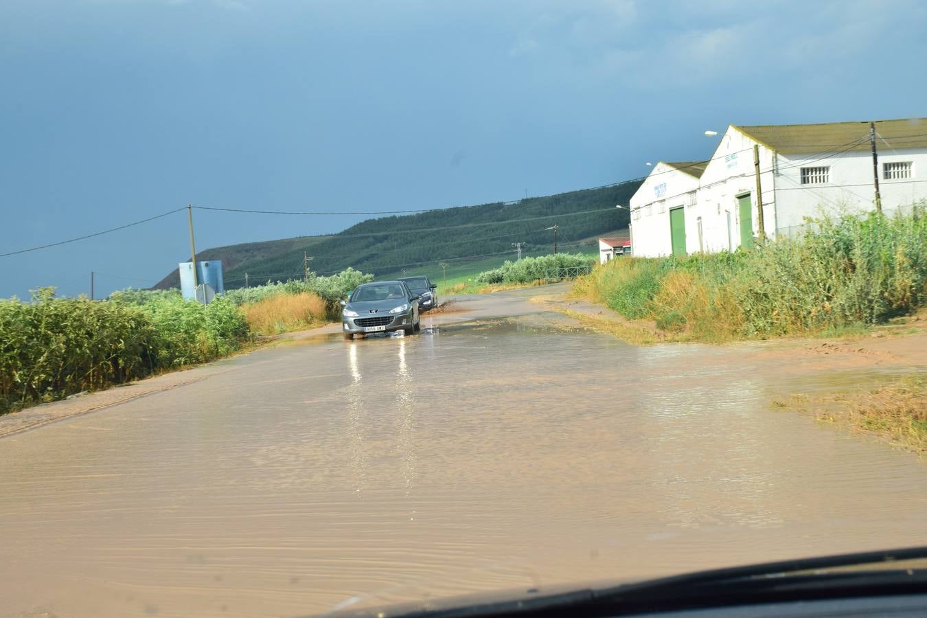 La tormenta de granizo de Murillo causó graves daños.