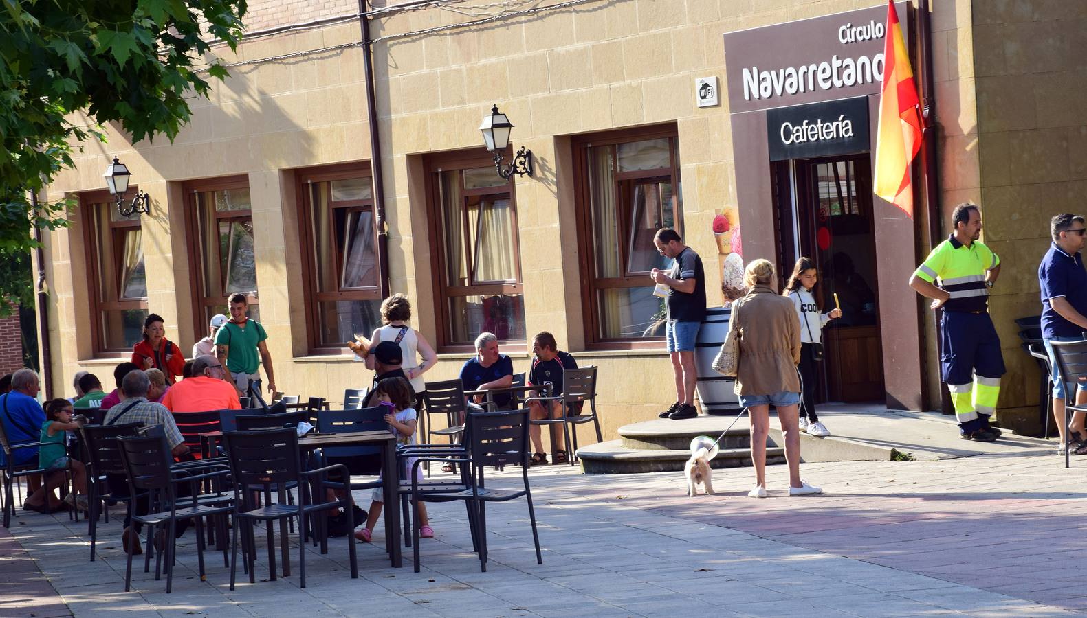 Las tormentas caídas el viernes provocaron la evacuación de los vecinos del camping de Navarrete.