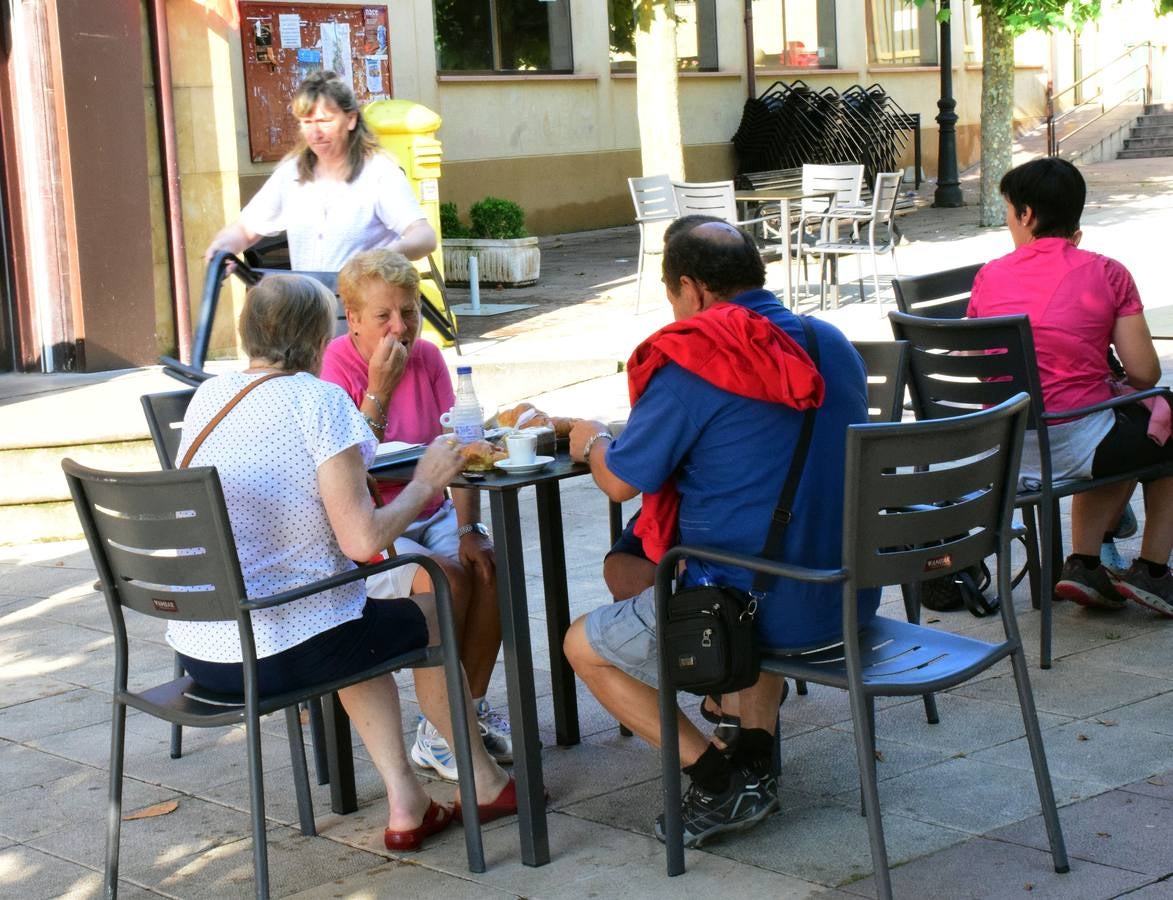 Las tormentas caídas el viernes provocaron la evacuación de los vecinos del camping de Navarrete.