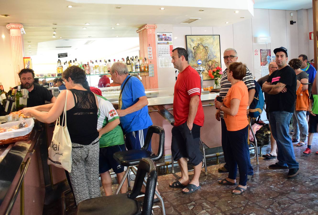 Las tormentas caídas el viernes provocaron la evacuación de los vecinos del camping de Navarrete.