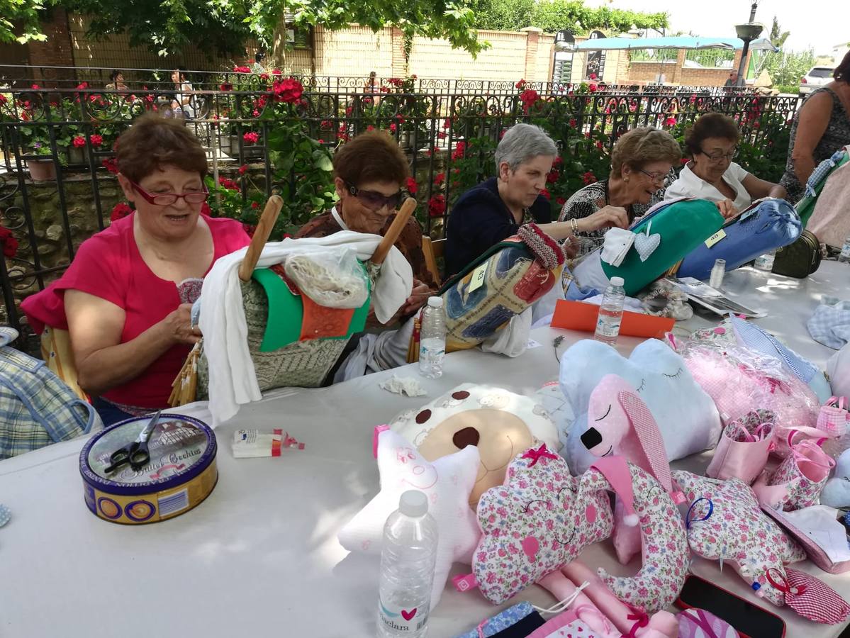 Ochenta particpantes defendieron la cultura y el patrimonio de Ocón en este encuentro de encajeras.