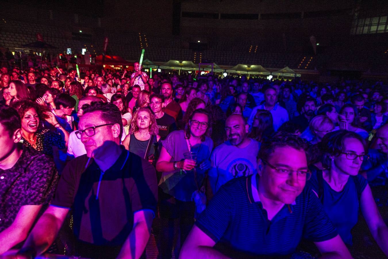 Los seguidores del cantante disfrutaron de lo lindo del concierto. 