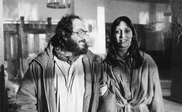 Kubrick y Shelley Duvall durante el rodaje de 'El Resplandor'. 