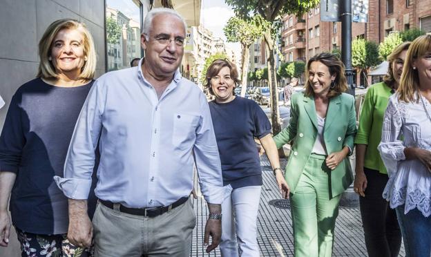 Gamarra se desmarca del PP regional y anuncia su apoyo a Soraya