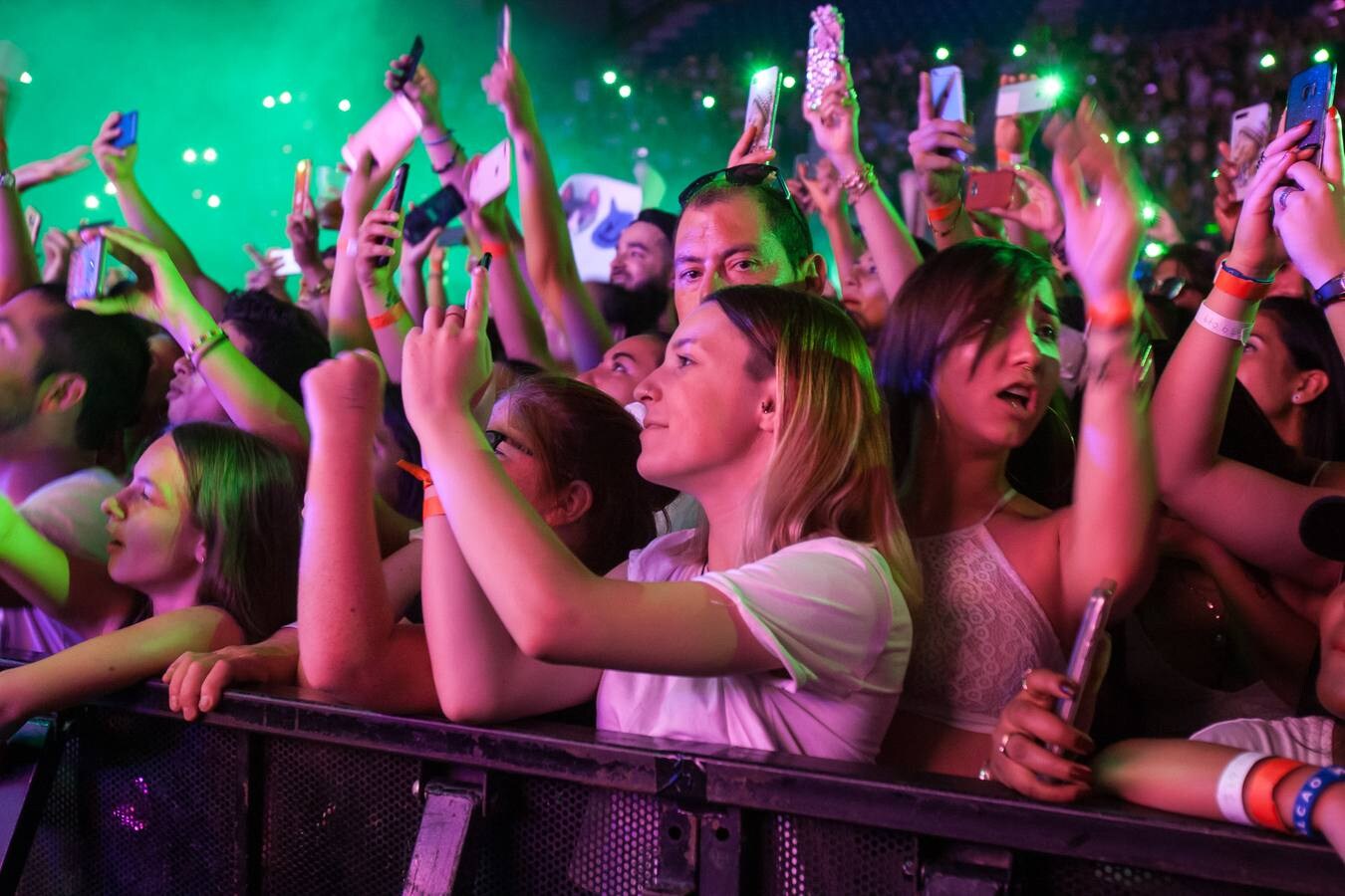 Los fans disfrutaron del concierto de Bad Banny.