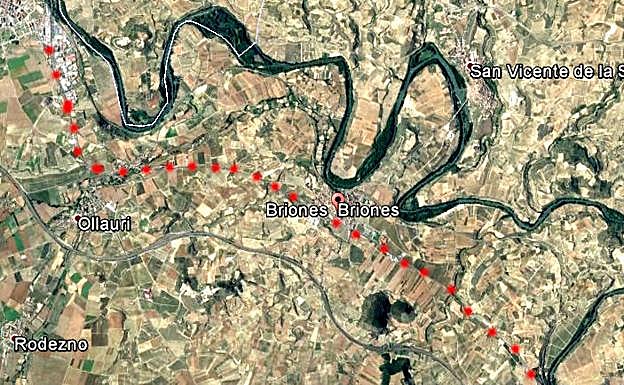 Un herido en la N-232 en Briones