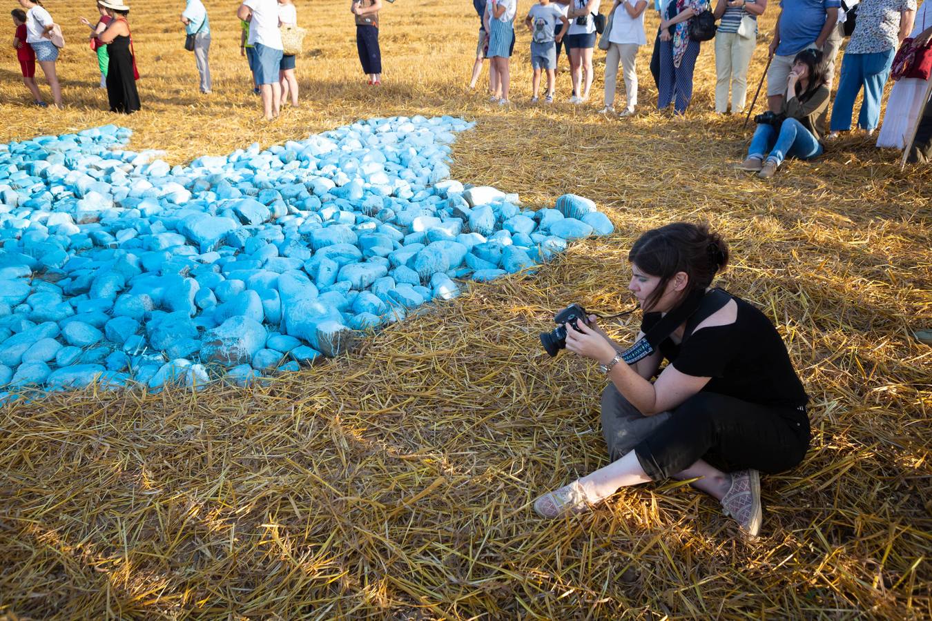 Ayer se inaugruó la XVI edición del certamen internacional Arte en la Tierra, en Santa Lucía de Ocón.