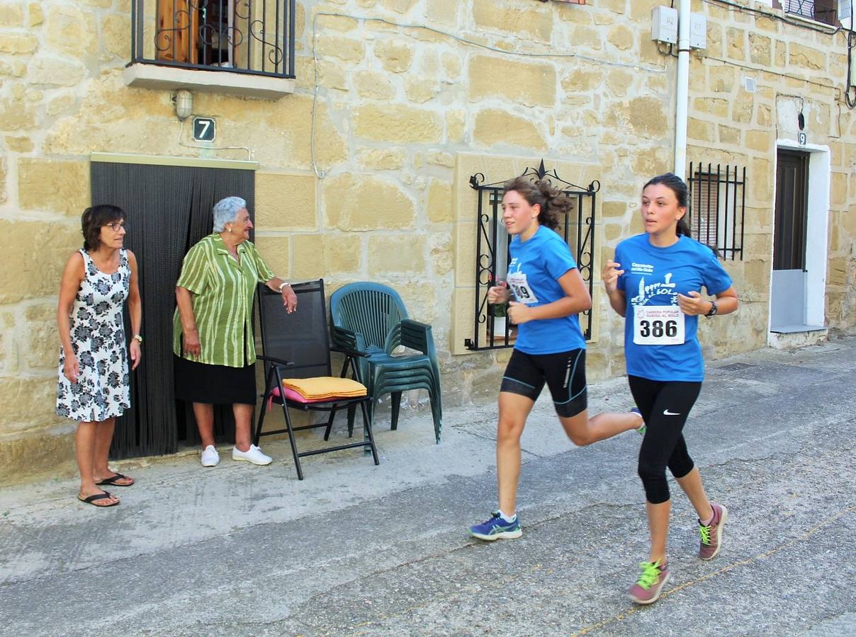 380 corredores han participado hoy en esta carrera celebrada Cuzcurrita del Río Tirón.