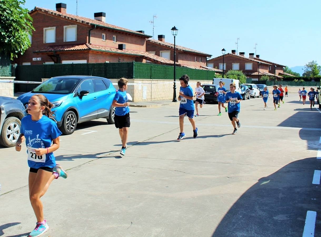 380 corredores han participado hoy en esta carrera celebrada Cuzcurrita del Río Tirón.