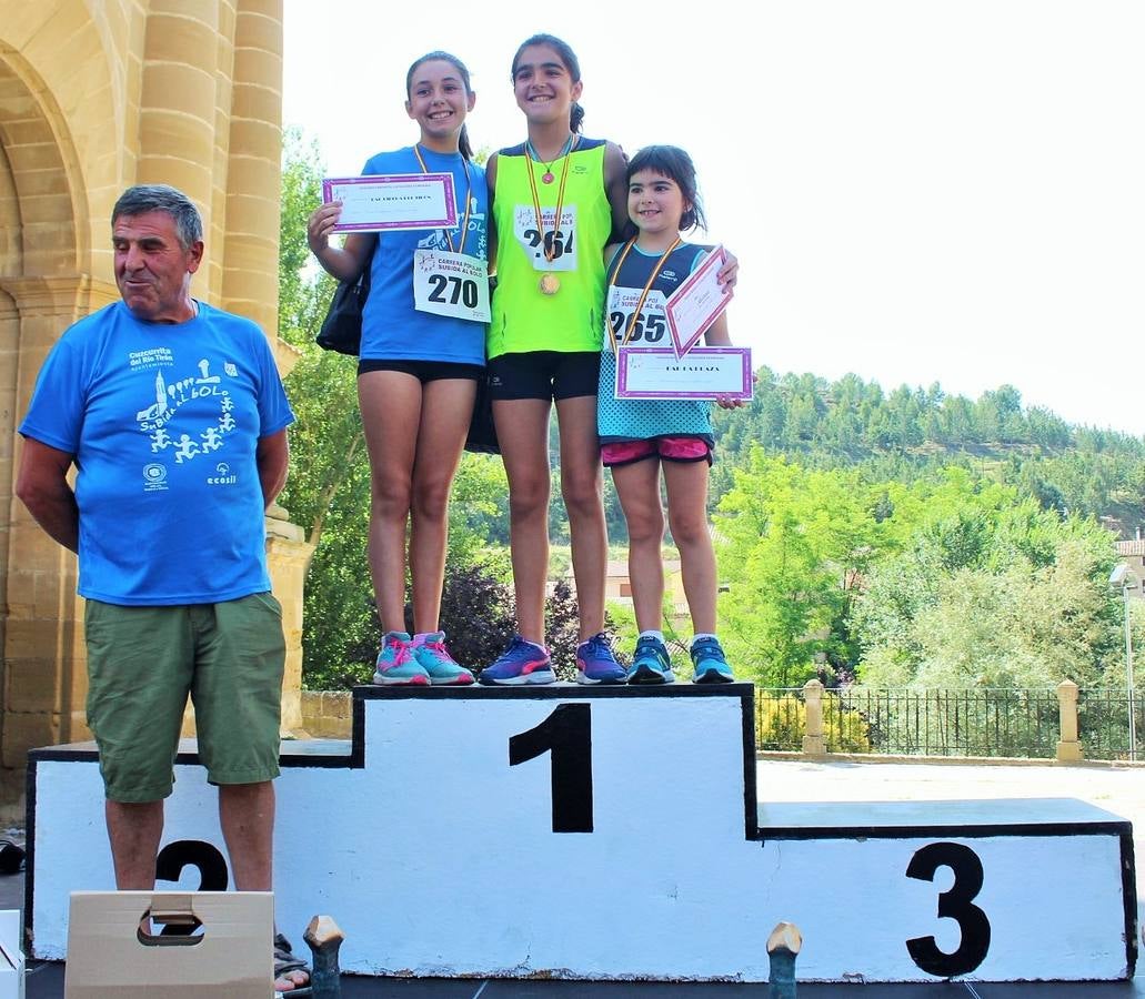 380 corredores han participado hoy en esta carrera celebrada Cuzcurrita del Río Tirón.