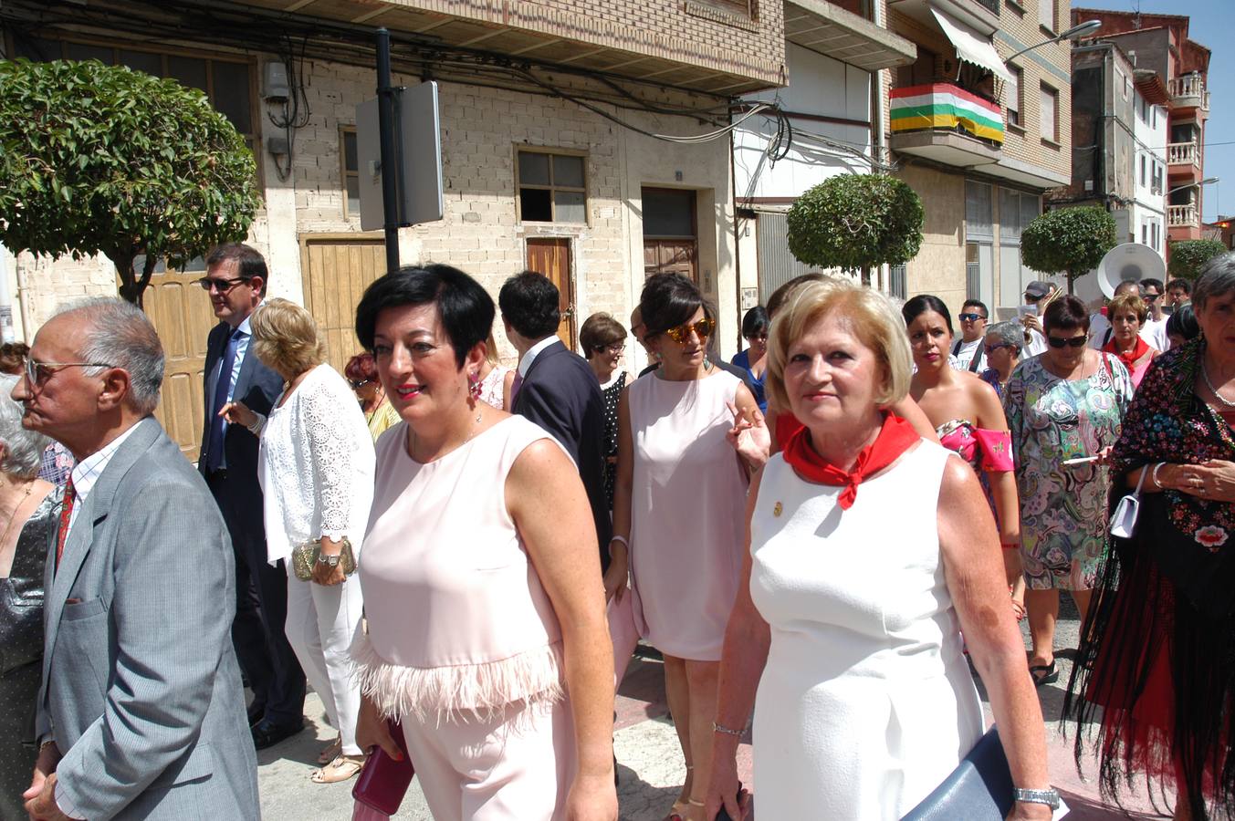 Procesión del día grande de las fiestas de la Virgen de Carravieso de Rincón de Soto.