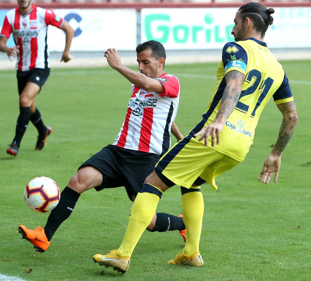 La UDL se ha impuesto al Numancia (1-0) en un nuevo partido de pretemporada del equipo riojano, que ha contrastado con anteriores puestas en escena ya que el equipo de Sergio Rodríguez ha estructurado su estrategia a la contra y se ha manejado con un tempo más lento.