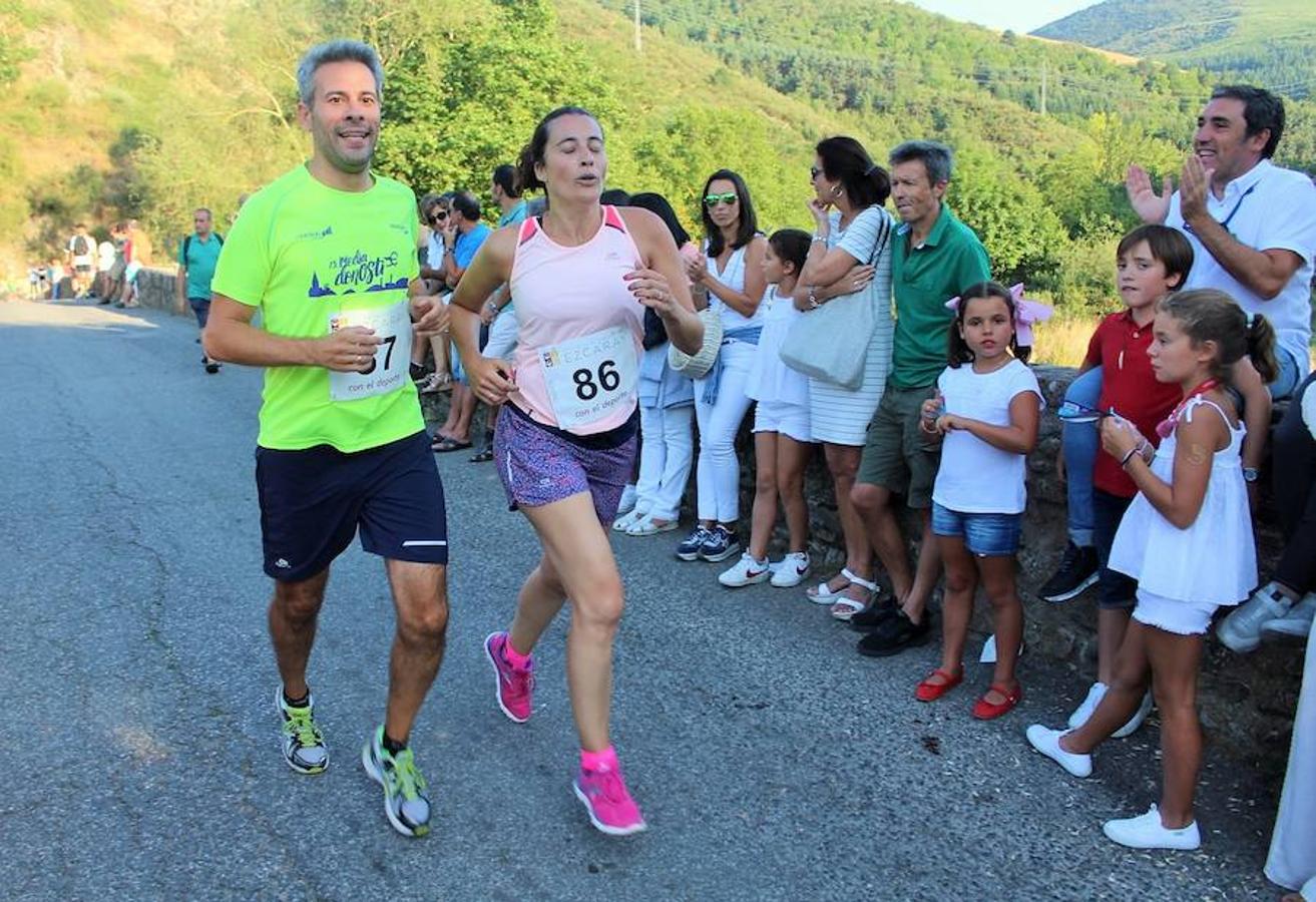 XVIII Carrera Puente a Puente 'Trofeo Violeta Villanueva' en la que se han impuesto Nacho Hernando y Susana Arrúa vuelven a ganar en Ezcaray.