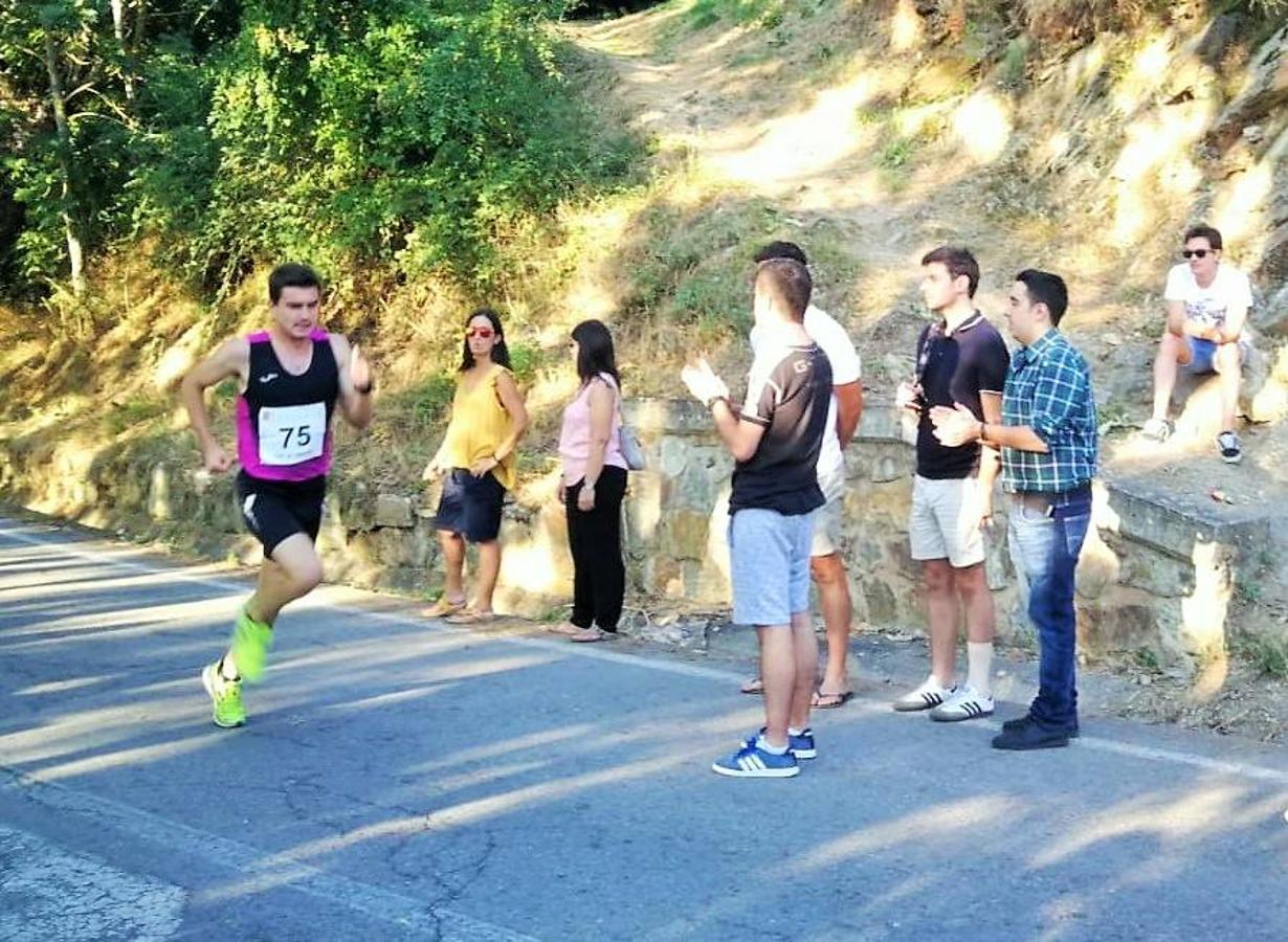 XVIII Carrera Puente a Puente 'Trofeo Violeta Villanueva' en la que se han impuesto Nacho Hernando y Susana Arrúa vuelven a ganar en Ezcaray.