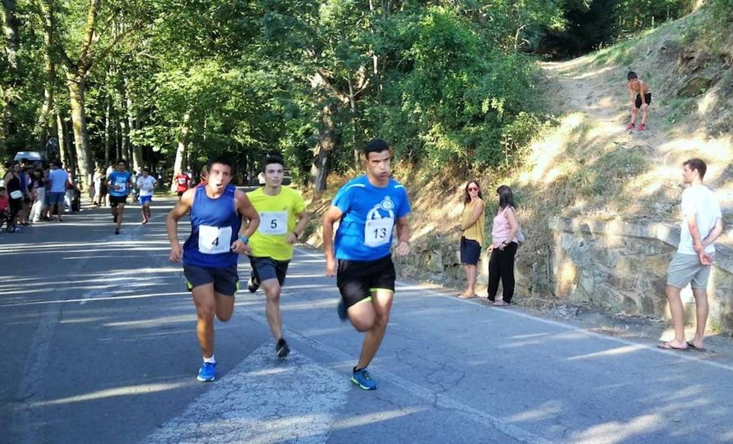 XVIII Carrera Puente a Puente 'Trofeo Violeta Villanueva' en la que se han impuesto Nacho Hernando y Susana Arrúa vuelven a ganar en Ezcaray.