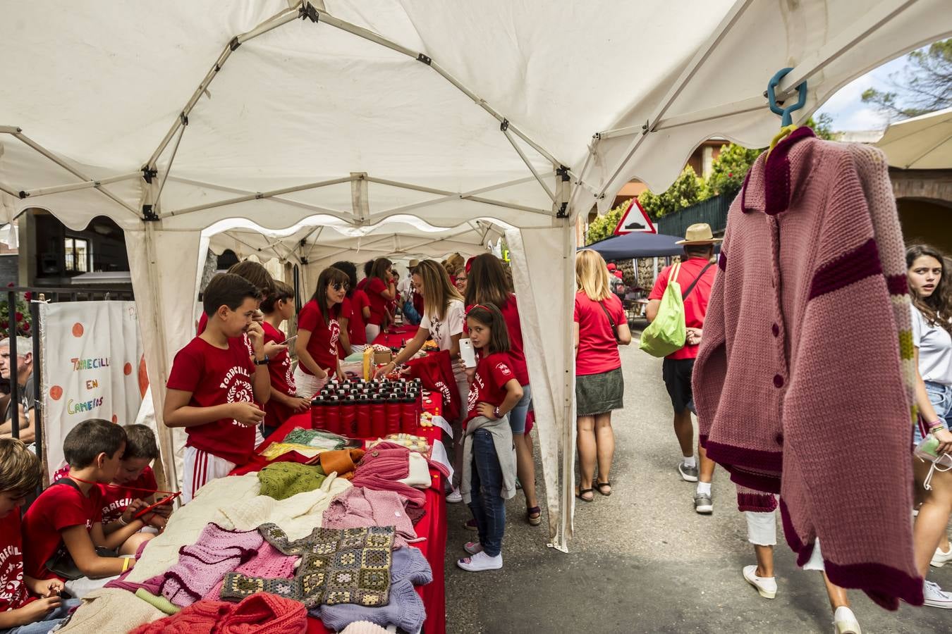 Las imágenes de la jornada solidaria en Torrecilla en Cameros