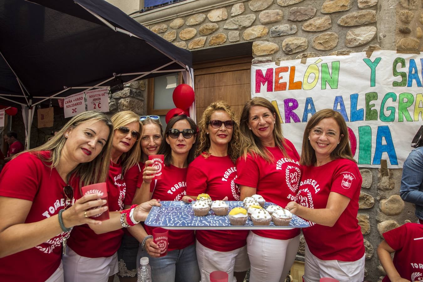 Las imágenes de la jornada solidaria en Torrecilla en Cameros