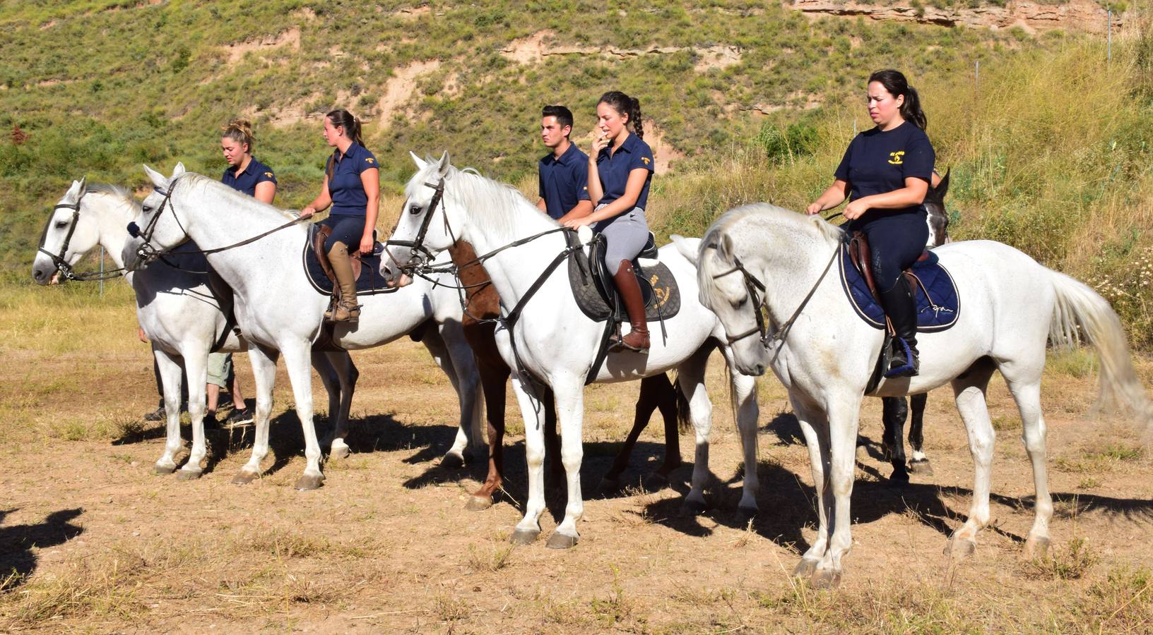 Las imágenes de la tradicional carrera ecuestre del Iregua