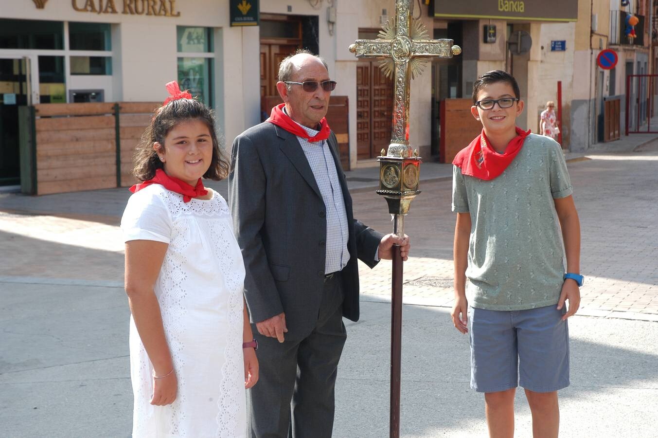 Fotos: Misa y procesión en Aldeanueva de Ebro