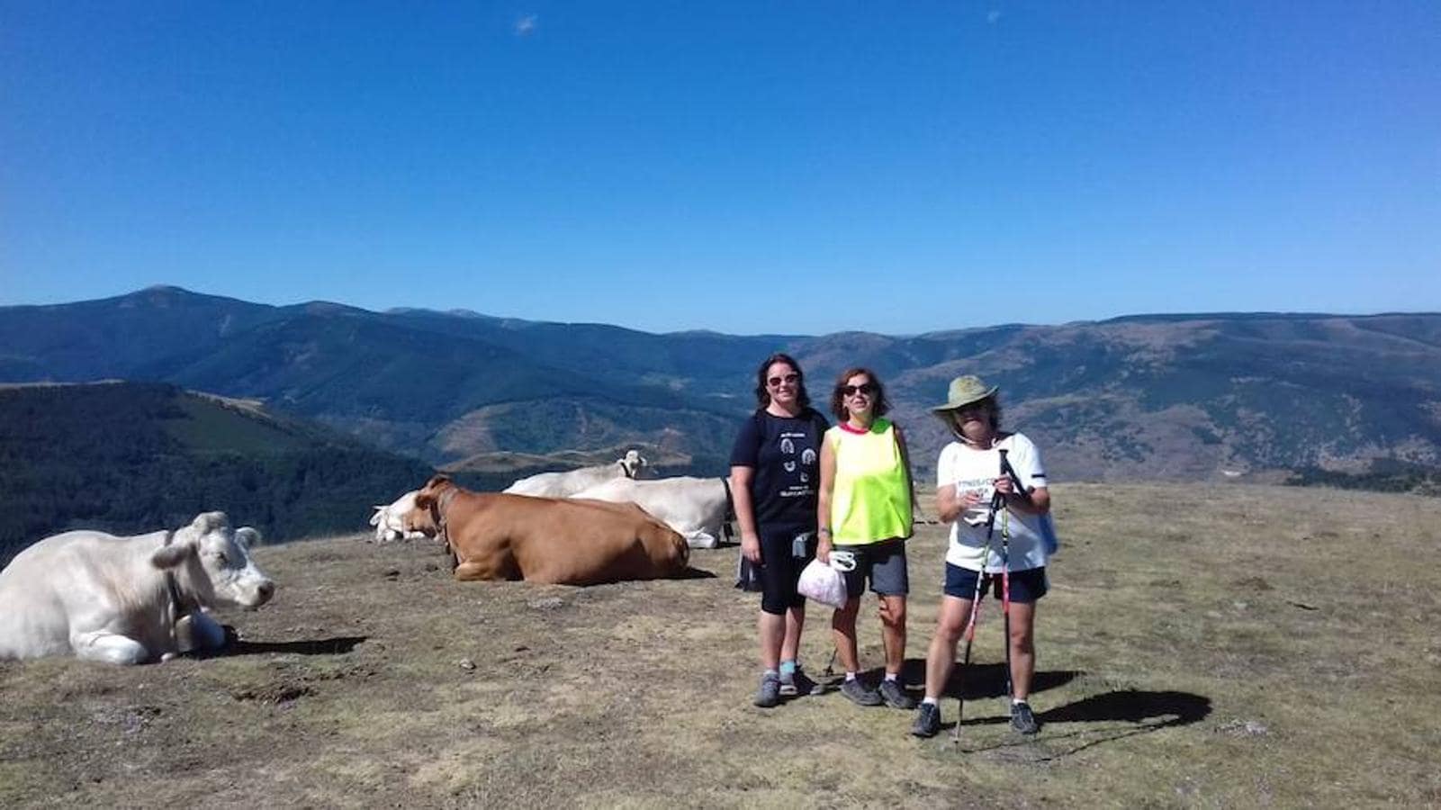 Marcha senderista por las aldeas del entorno de Ojacastro. La bondad climática ha animado a participar a muchos caminantes que han podido disfrutar del fantástico paisaje. 