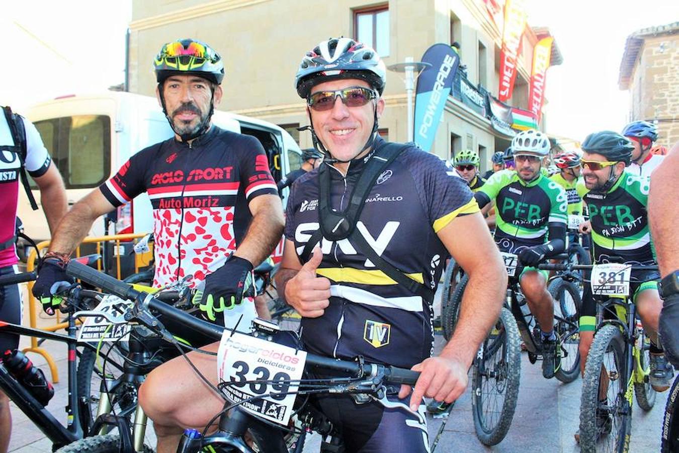 La IV marcha de bicicleta de montaña 'Hazla del Tirón' de Tirgo reunió a 400 corredores por un precioso recorrido en torno a los montes Oberenes.