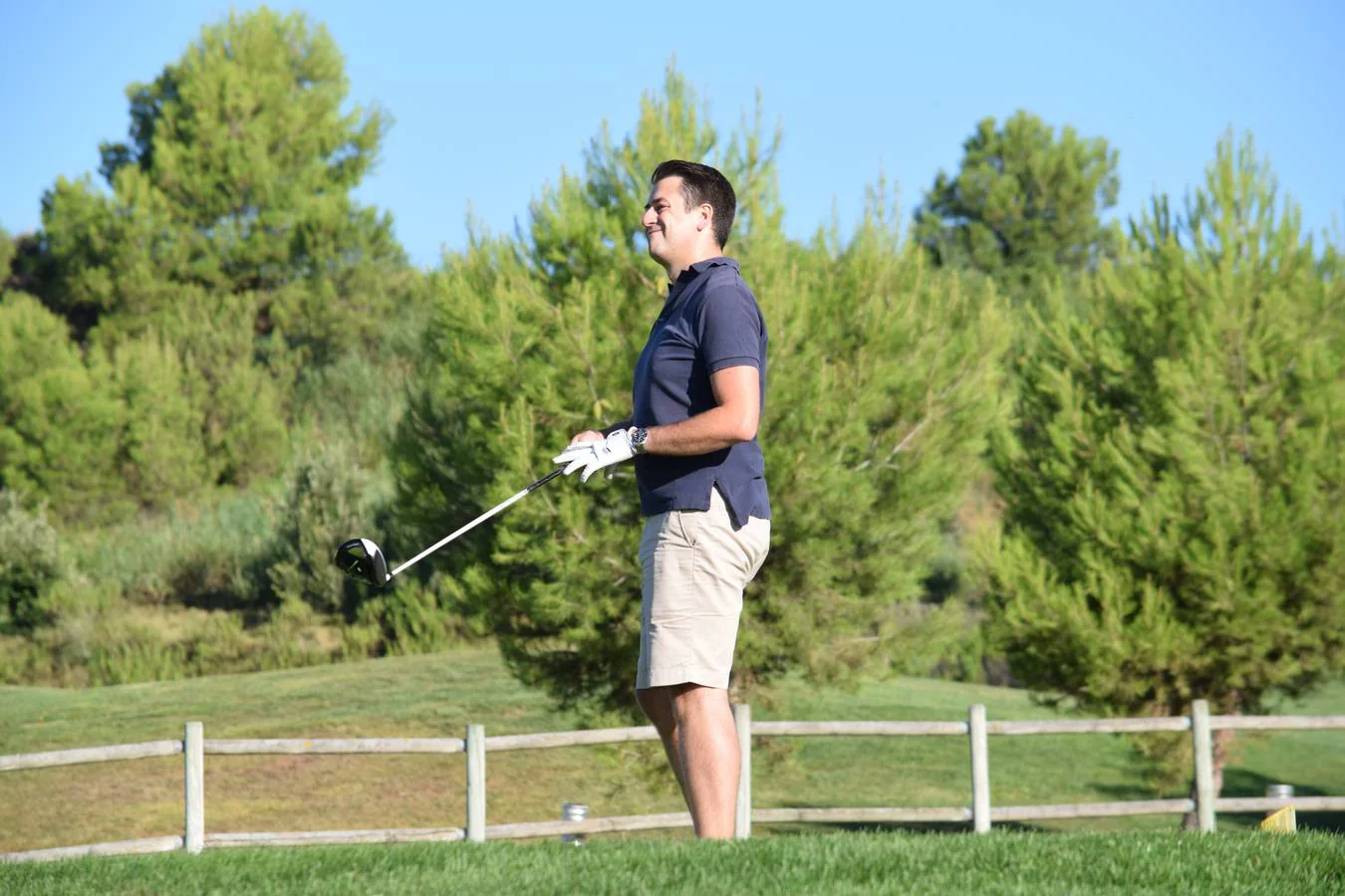 Los jugadores disfrutaron de una gran jornada en el Torneo Viña Ijalba, de la Liga de Golf Vino de lomejordelvinoderioja.com.