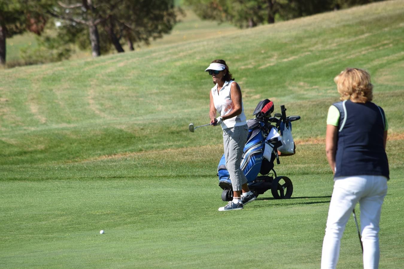 Los jugadores disfrutaron de una gran jornada en el Torneo Viña Ijalba, de la Liga de Golf Vino de lomejordelvinoderioja.com.