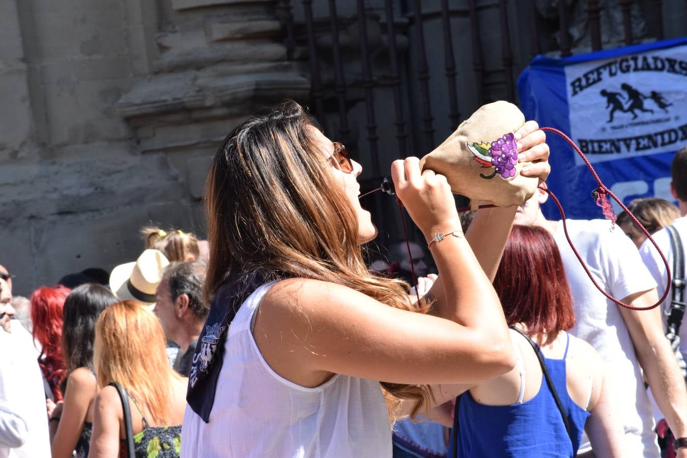 Miles de personas llenan hoy las calles de Logroño.