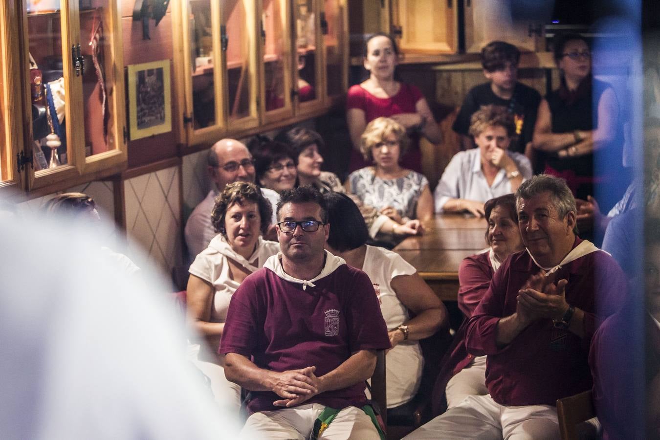 El local de la Peña La Rioja en la calle San Matías acogió el concierto de Jorge García